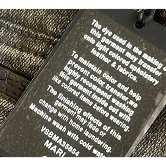 Joe’s Jeans Women Mid Rise Skinny Metallic Coated Glitter Gray Silver 28 Mari - Picture 9 of 10